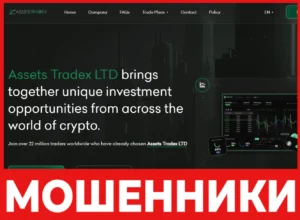 Assets Tradex лицевая сторона скрин