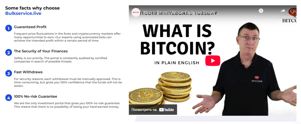 Bulkservice 1 скрин