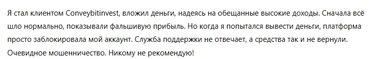 Conveybitinvest 3 скрин