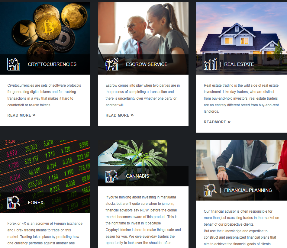 Cryptoyieldmine 1 скрин