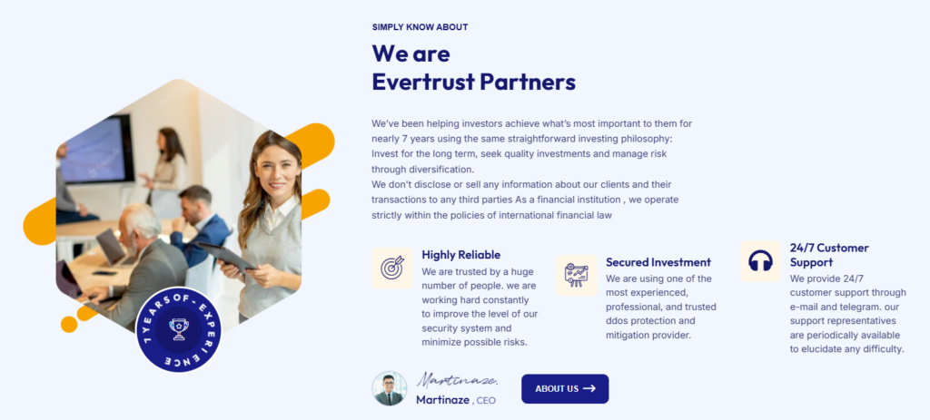 Evertrust Partners 2 скрин