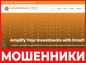 Extendedcoins лицевая сторона скрин