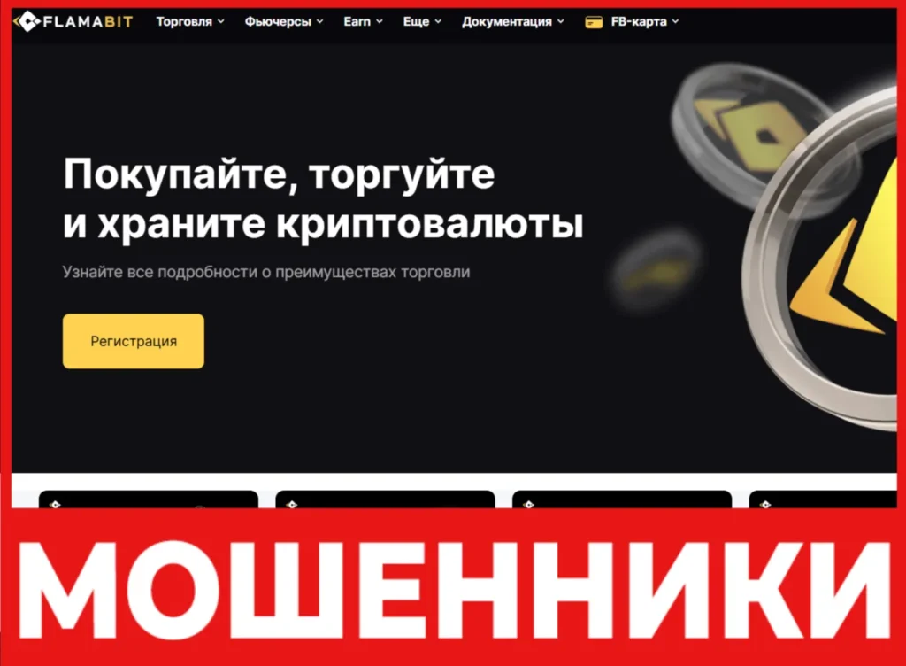 Flamabit лицевая сторона скрин