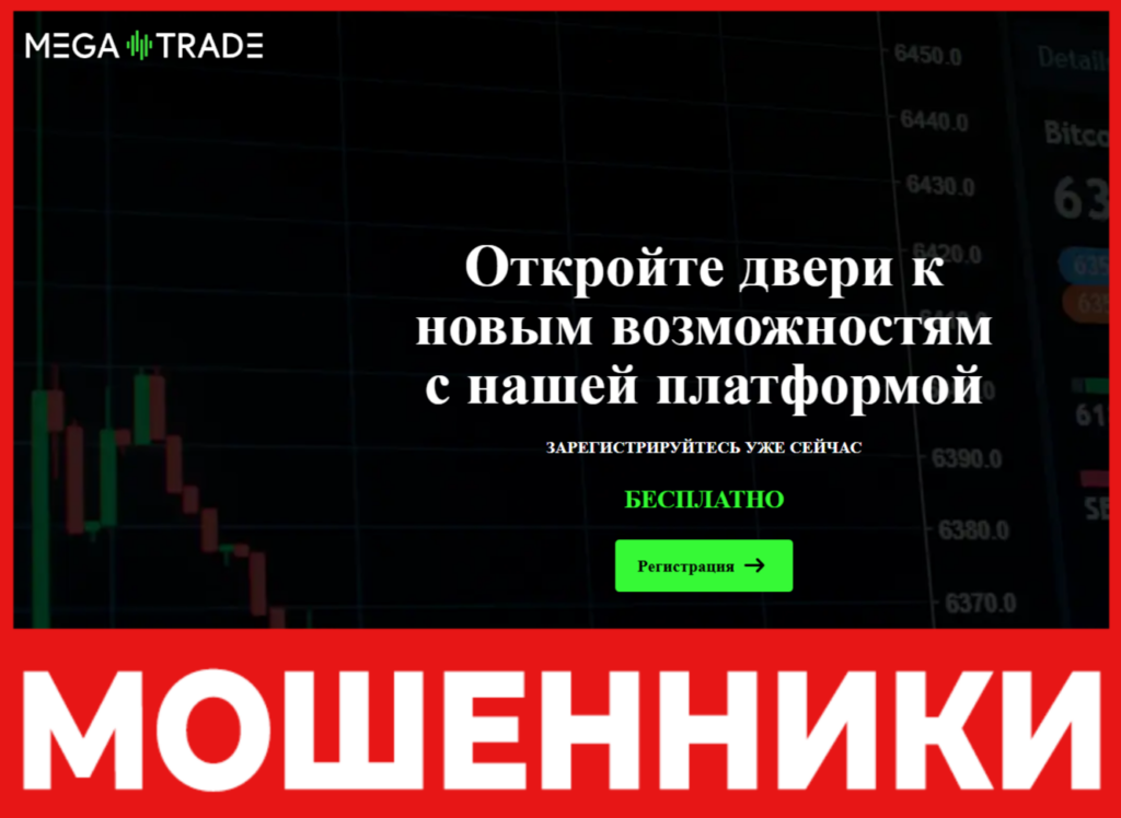 Mega Trade лицевая сторона скрин