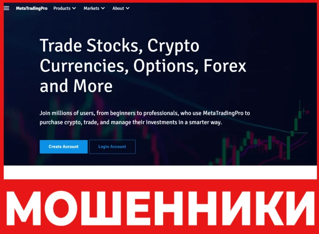 MetaTradingPro лицевая сторона скрин