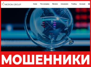 Micron Group лицевая сторона скрин