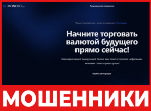 Monobit лицевая сторона скрин