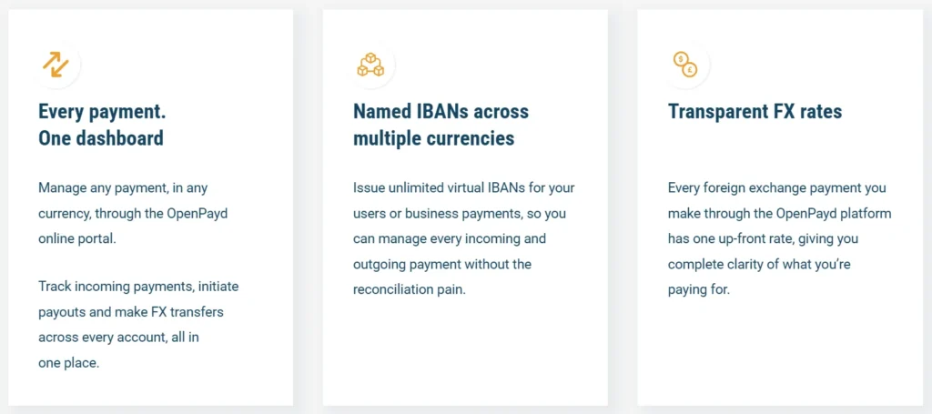 OpenPayd 1 скрин