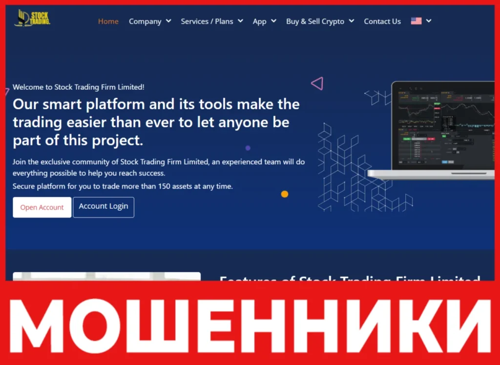 Stock Trading Firm Limited лицевая сторона скрин