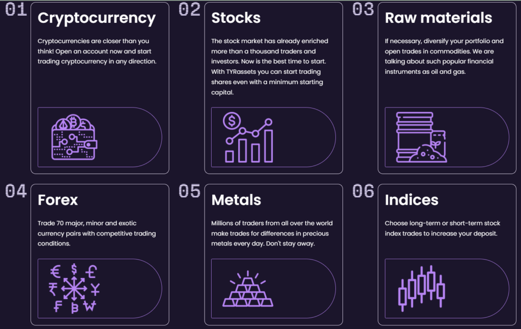 TYRassets 1 скрин