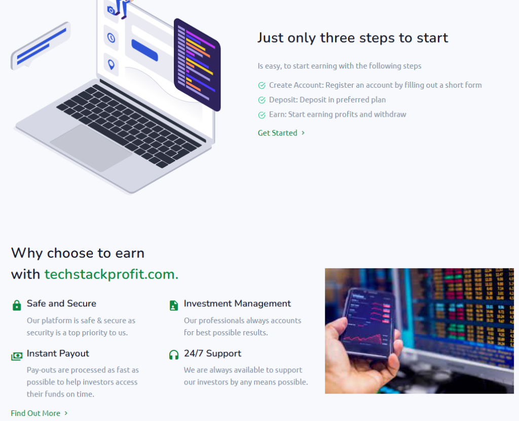 Techstackprofit 2 скрин