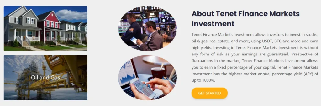 Tenet Finance 1 скрин