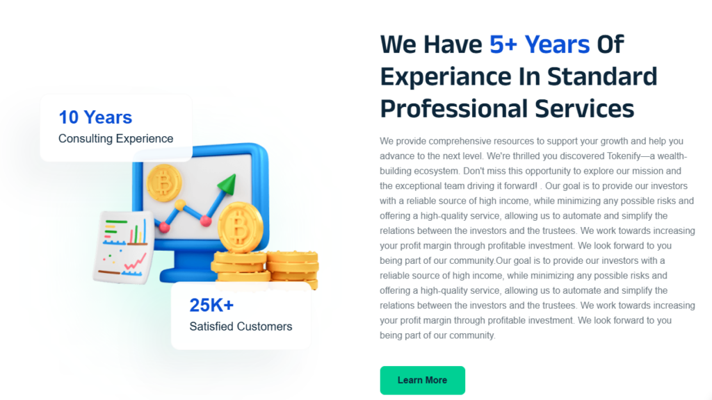 WealthTokenify 1 скрин