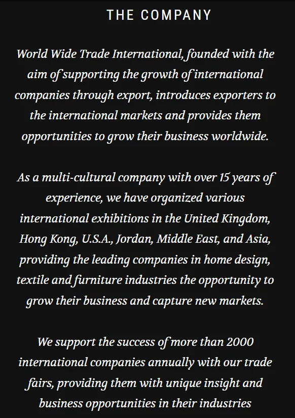 Worldwide Trade International 1 скрин