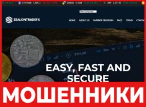 ZEALONTRADEFX лицевая сторона скрин