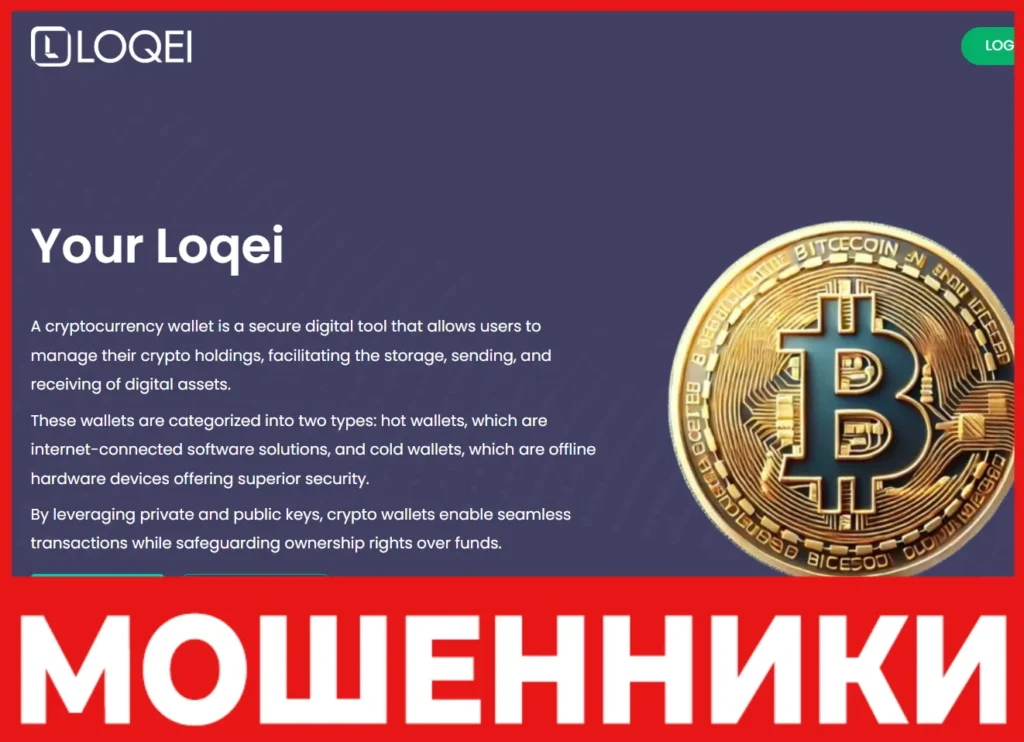 Loqei лицевая сторона скрин