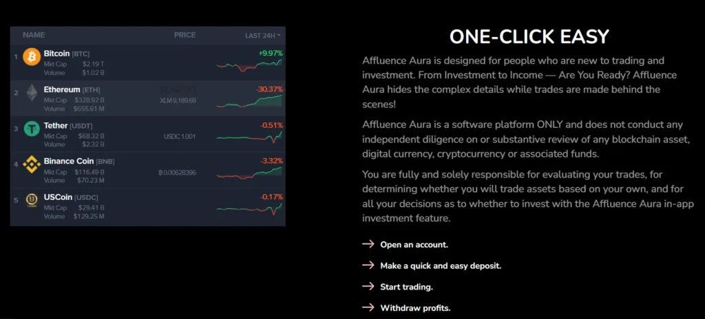 Affluence Aura 1 скрин