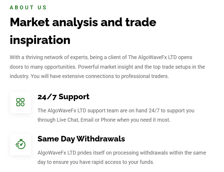 AlgoWaveFx LTD 2 скрин