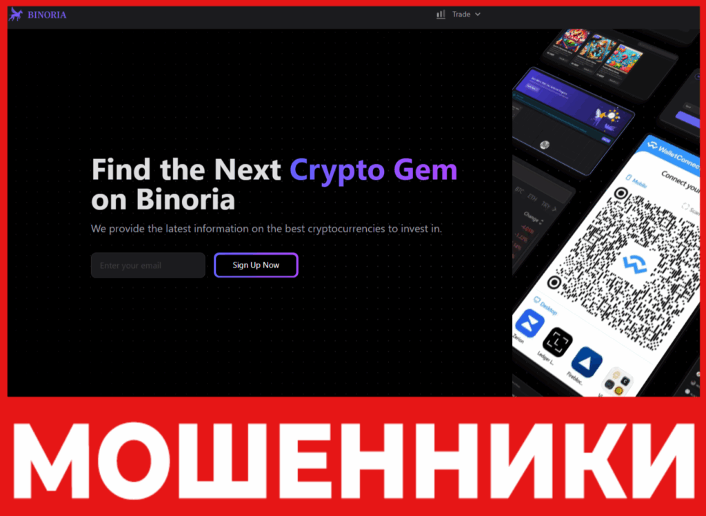 Binoria лицевая сторона скрин