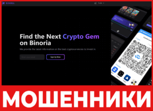 Binoria лицевая сторона скрин