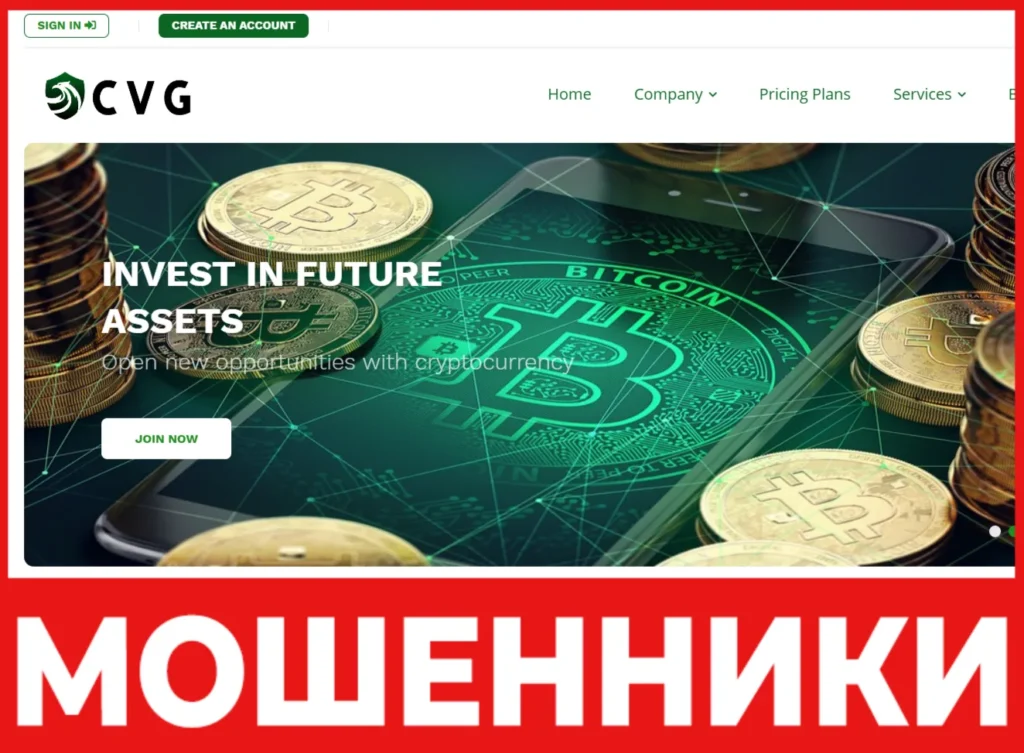 Chainvest Group лицевая сторона скрин