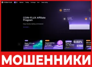 COIN FLUX лицевая сторона скрин