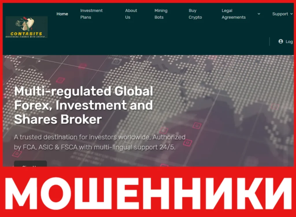 Contabits лицевая сторона скрин