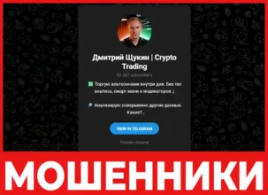 Дмитрий Щукин Crypto Trading лицевая сотрона скрин