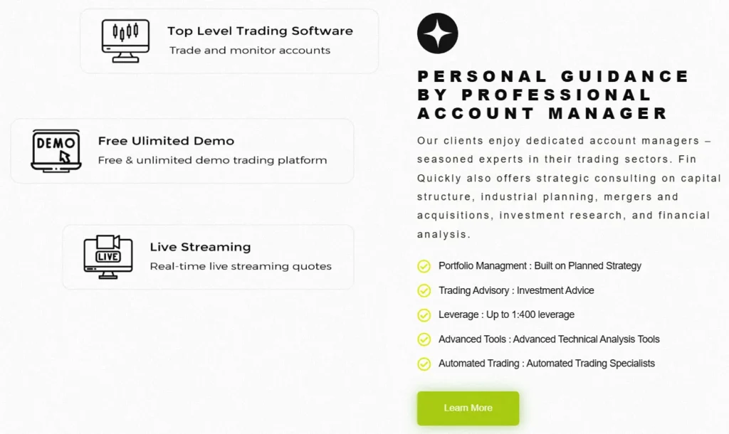 Fin Quickly 2 скрин