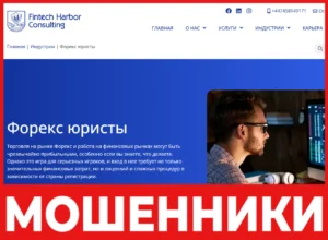 Fintech Harbor Consulting лицевая сторона скрин