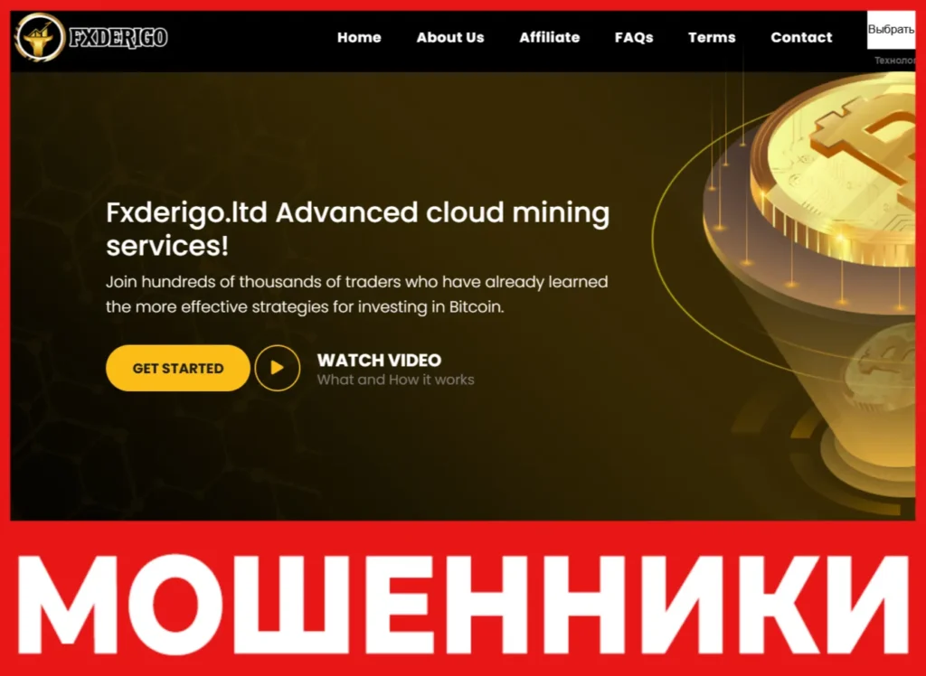 Fxderigo лицевая сторона скрин