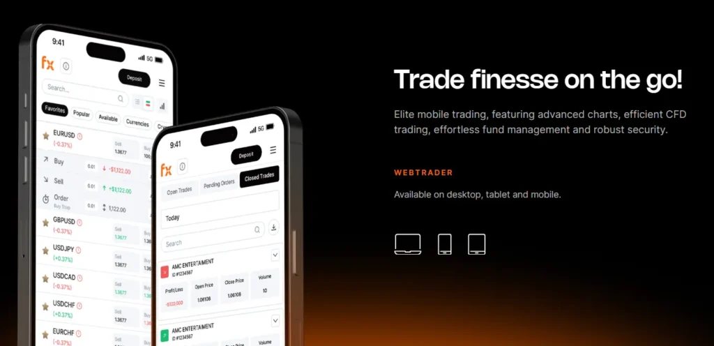 Fxonet Ltd 2 скрин