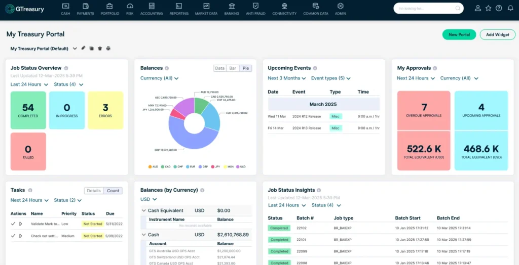 GTreasury 1 скрин