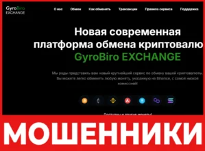 GyroBiro EXCHANGE лицевая сторона скрин