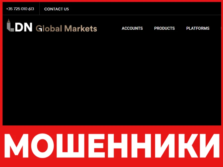 LDN GLOBAL MARKET лицевая сторона скрин
