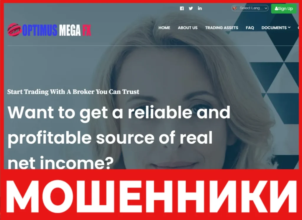 Optimus Mega FX лицевая сторона скрин