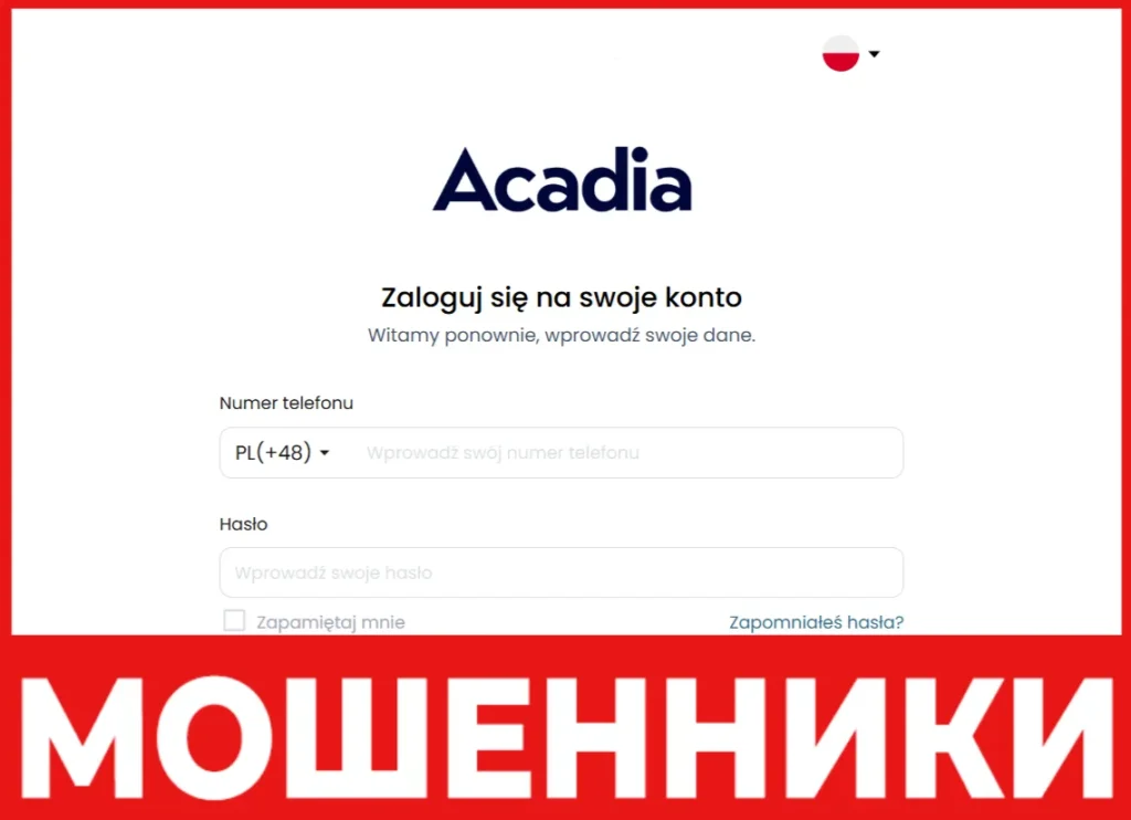 Oxacadia лицевая сторона скрин