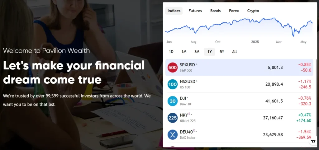 Pavilion Wealth 1 скрин