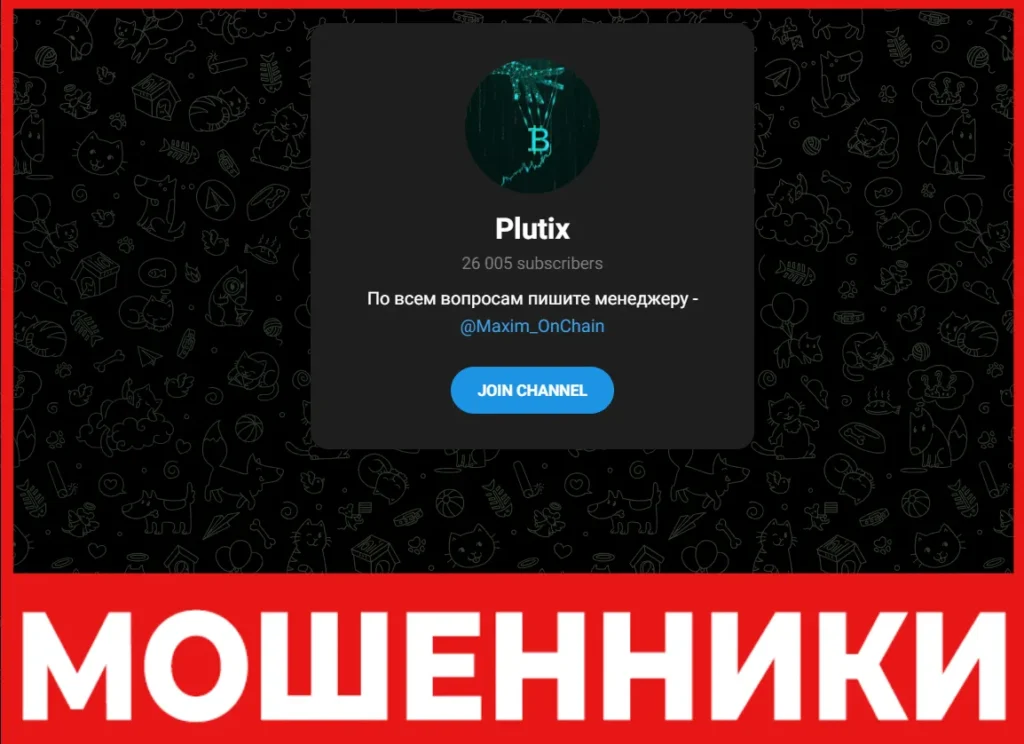Plutix лицевая сторона скрин