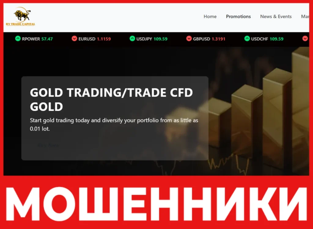 Rytradecapital лицевая сторона скрин