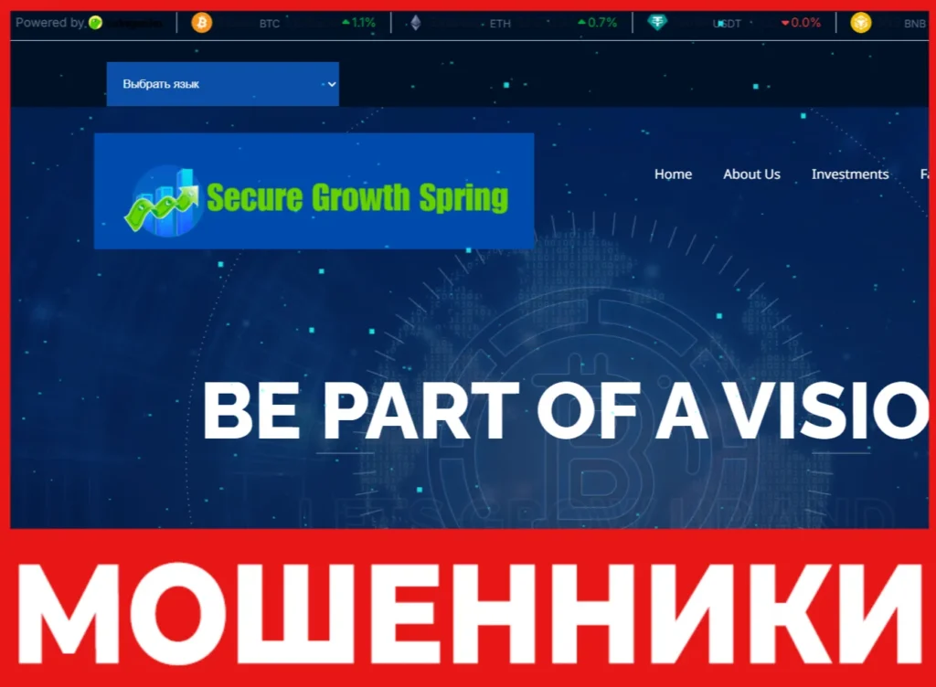 Secure Growth Spring лицевая сторона скрин