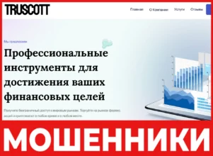 Truscott Limited лицевая сторона скрин