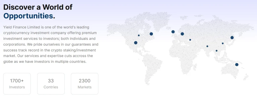 Yield Finance 1 скрин