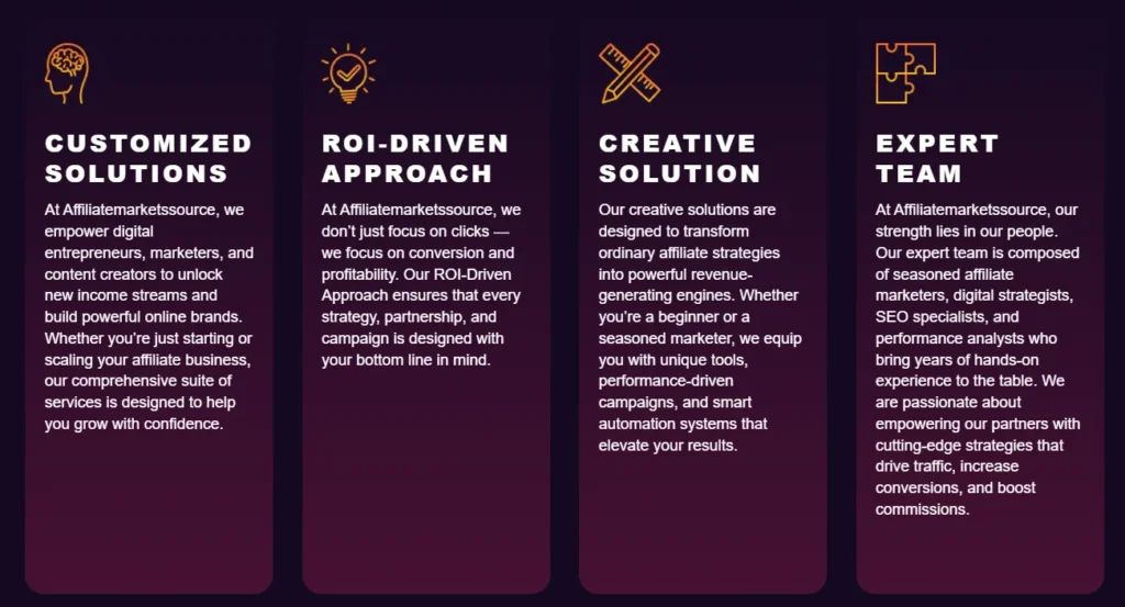 Affiliatemarketssource 1 скрин