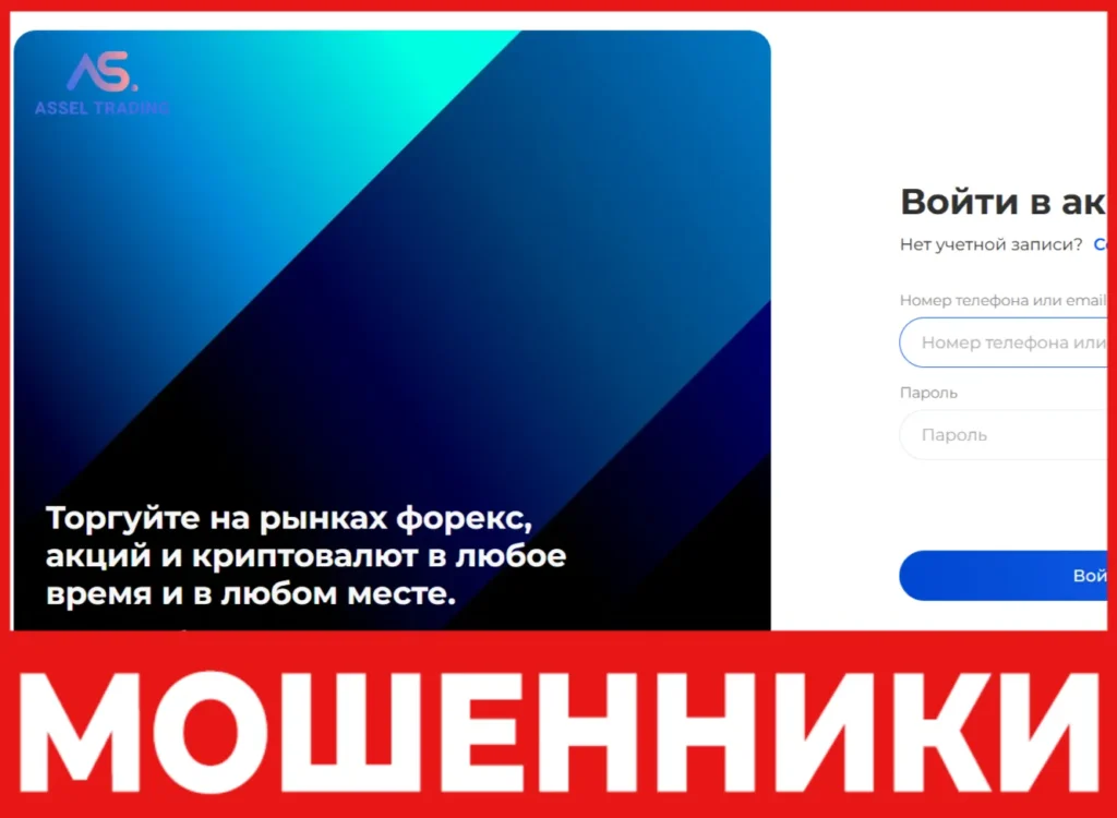 Aseel Trading лицевая сторона скрин