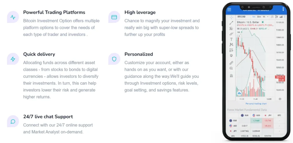 Bitcoin Investment Option 2 скрин