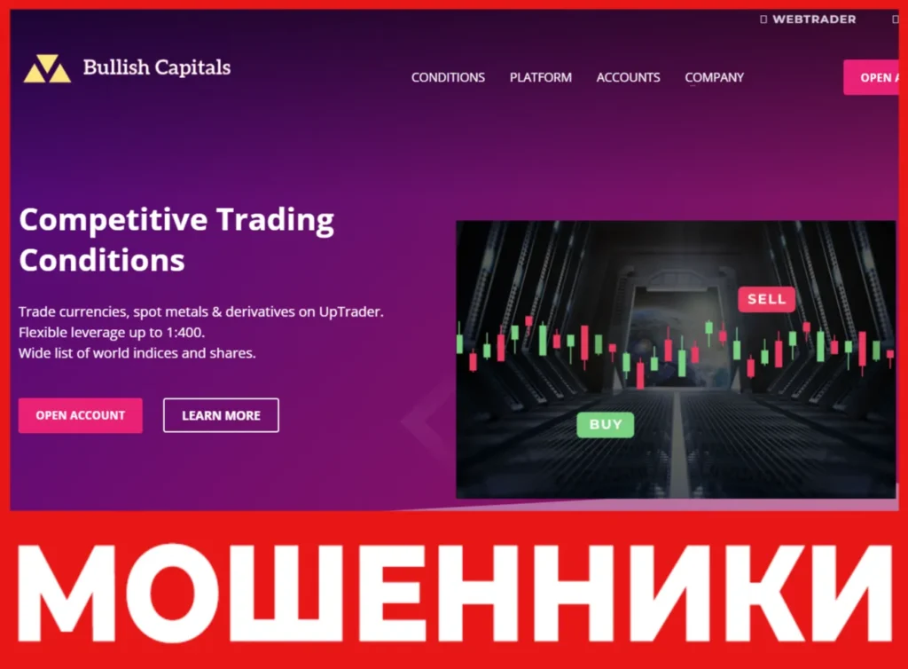 Bullish Capitals лицевая сторона скрин