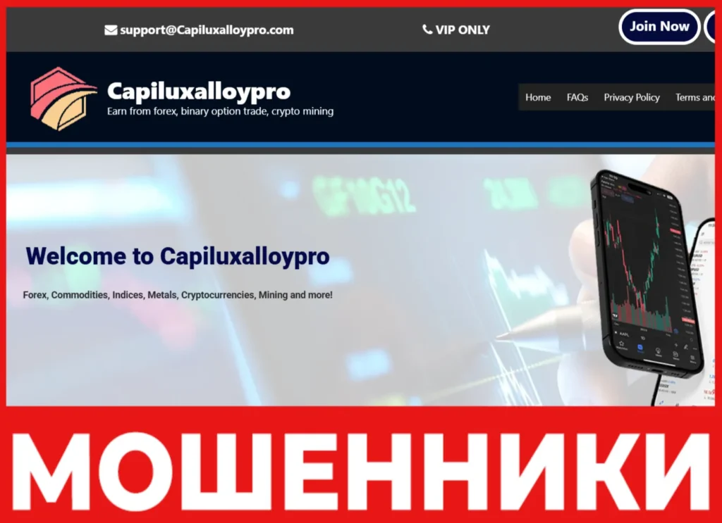 Capiluxalloypro лицевая сторона скрин