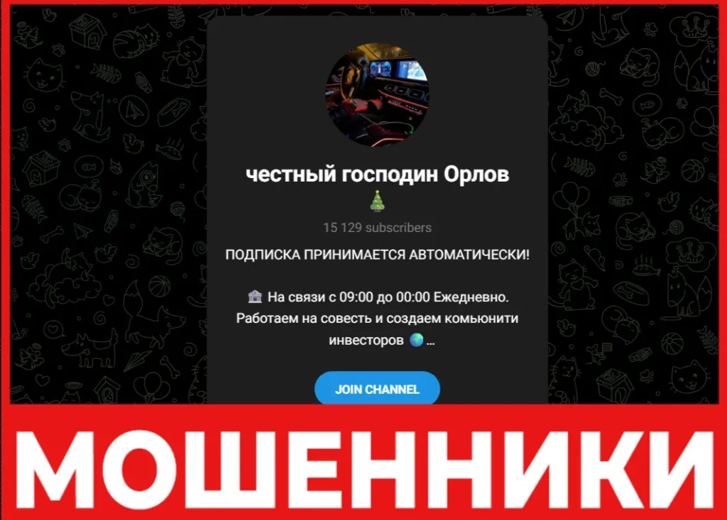 честный господин Орлов лицевая сторона скрин