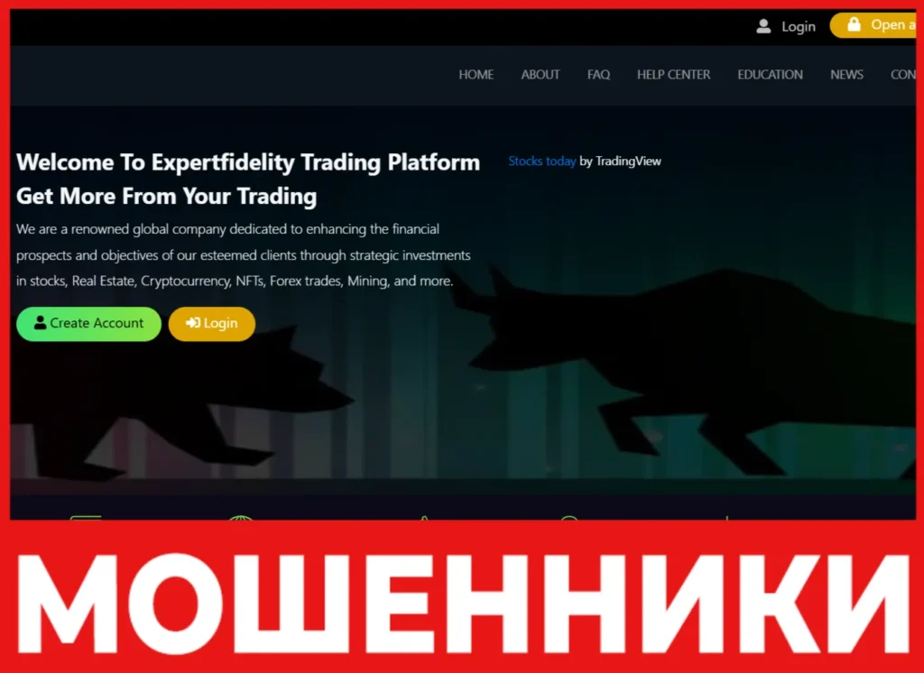 Expertfidelity лицевая сторона скрин